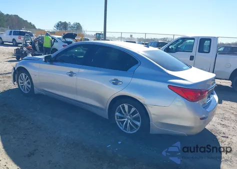 2014 Infiniti Q50 z USA, uszkodzony, nr VIN JN1BV7AR2EM699697
